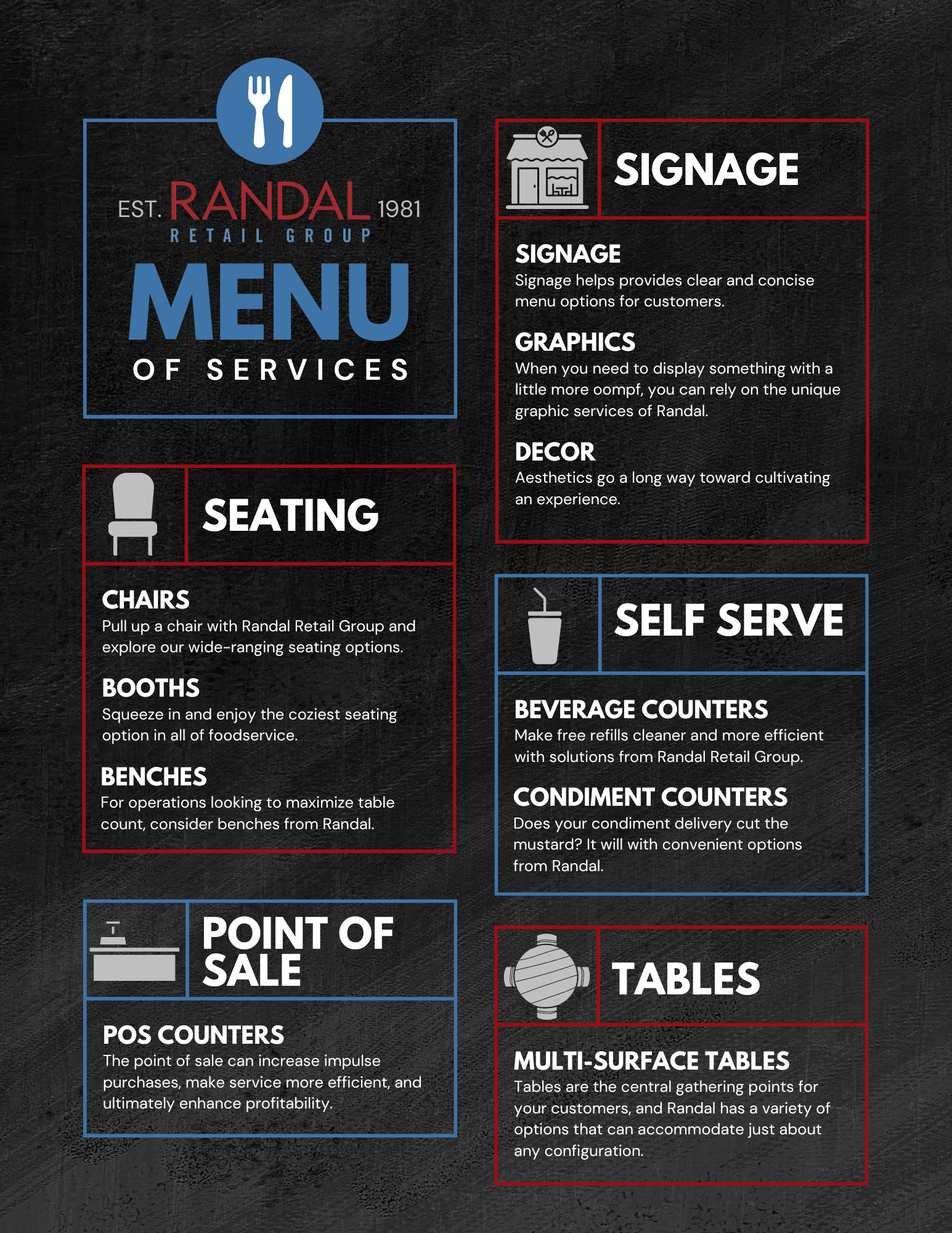 randal retail group restaurant services